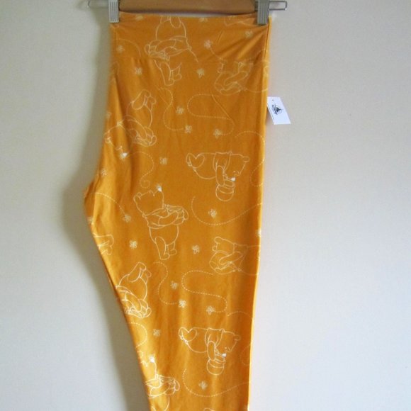 Disney Parks Winnie The Pooh Women Leggings Pants 1X or 2X NEW - Picture 3 of 3